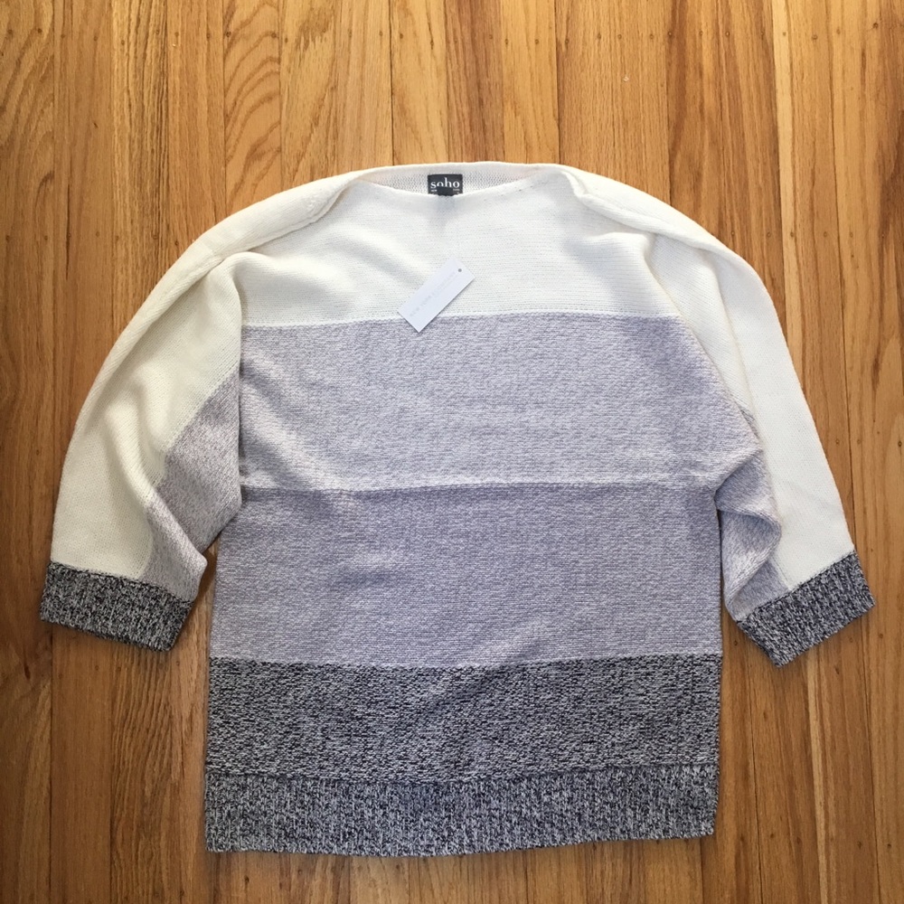 Soho Collection Purple Sweater